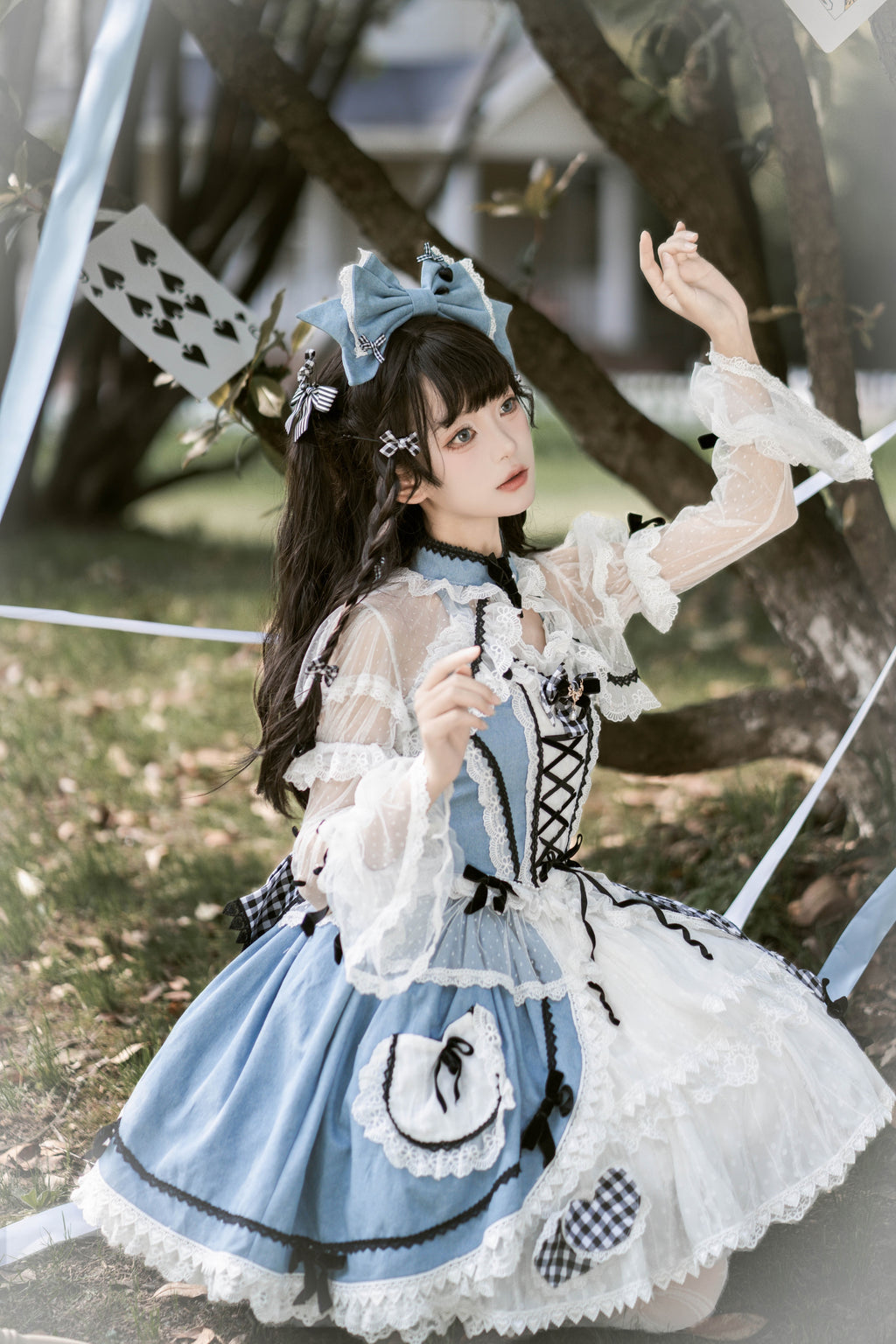 [Sales period ended] Alice in China Heart and Check Set
