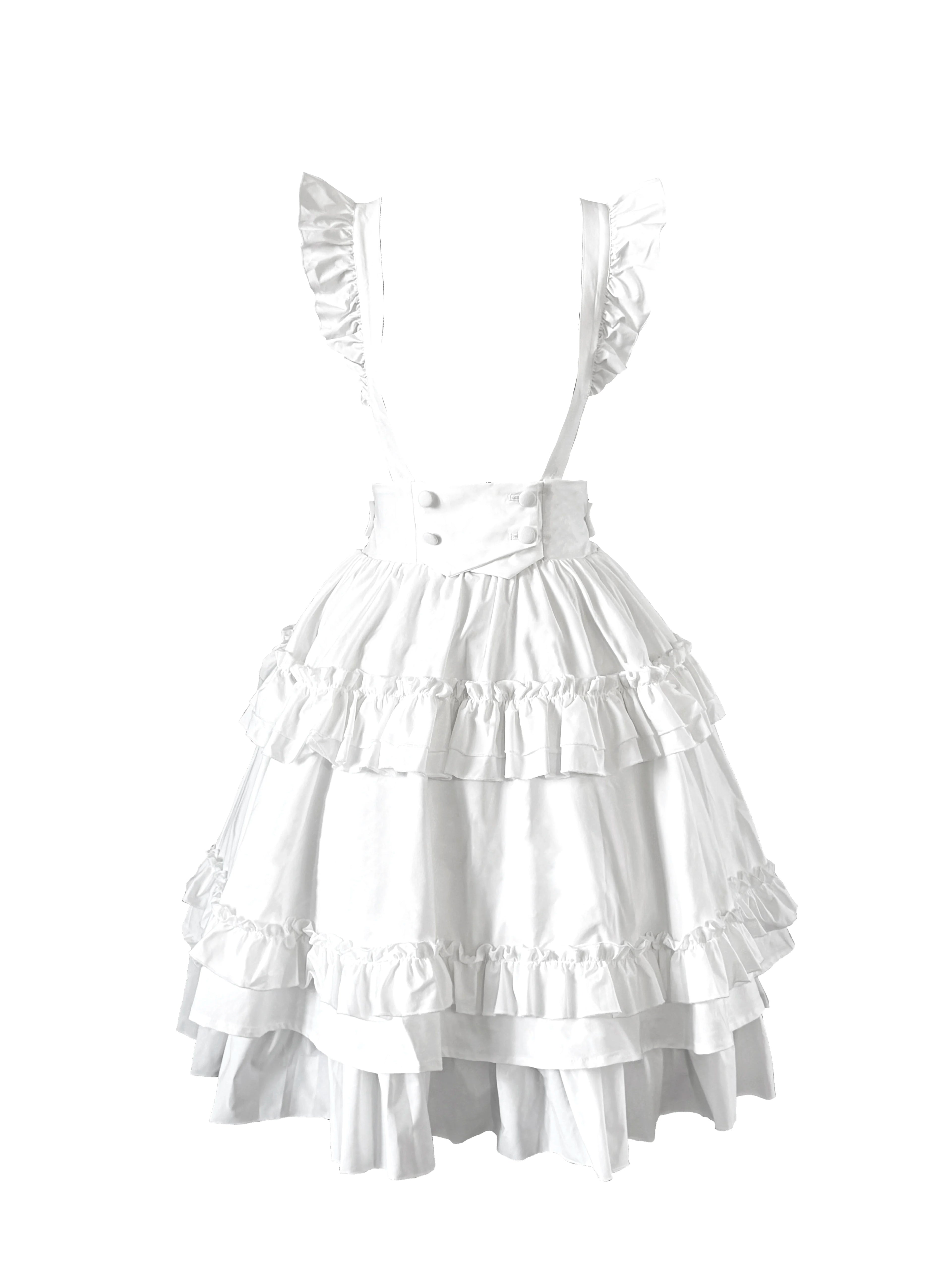 Doll's House サスペンダーひざ丈スカート