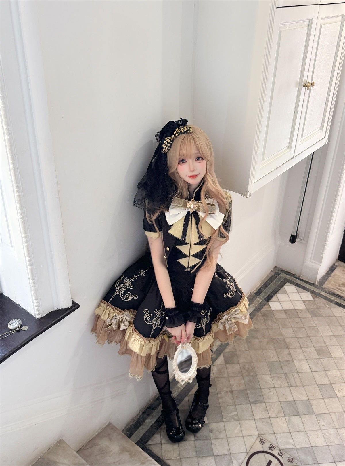 Golden Pledge アイドル風ワンピースショール付き