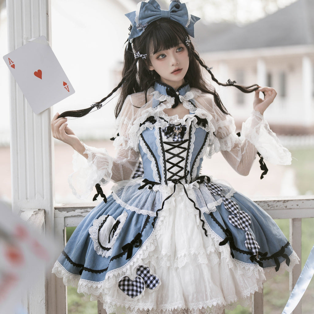 [Sales period ended] Alice in China Heart and Check Set