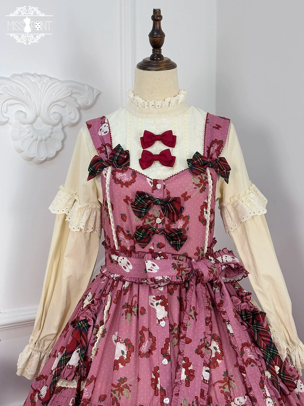 【予約販売】Sweet Berry Rabbit ジャンパースカート