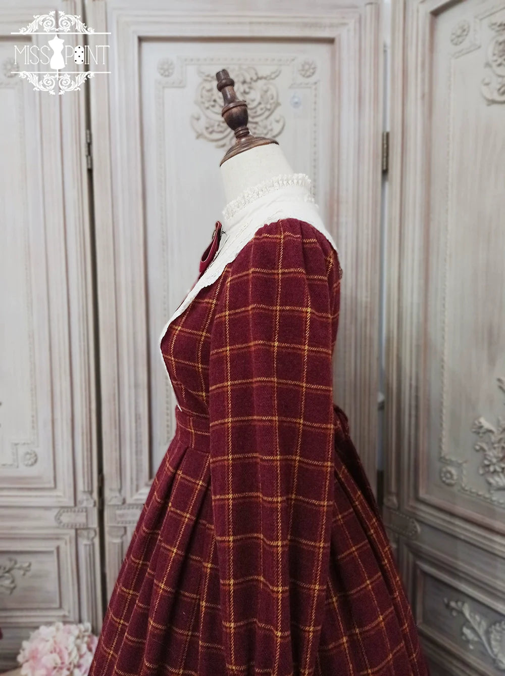[Pre-order] British Classical Lolita Warm Check Dress