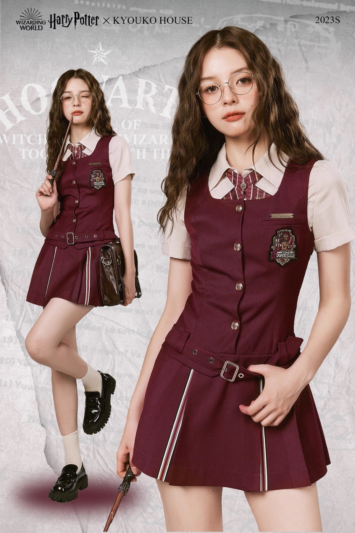 [Pre-order] Hogwarts School of Witchcraft and Wizardry Mini Jumper Skirt