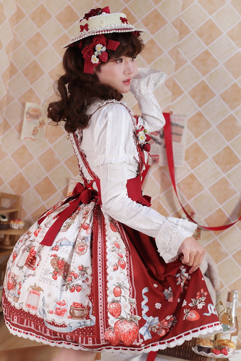 [Pre-orders until 2/26] Strawberry Manor Frill Blouse