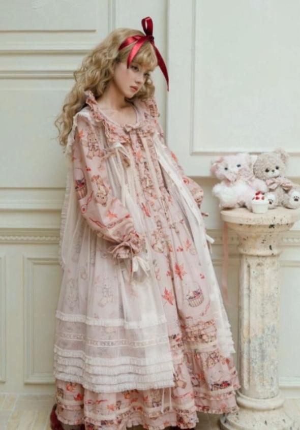 [Pre-orders available until 10/29] Autumn Rabbit Bear Long Gilet