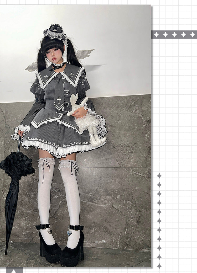 Cross Belt 制服風ゴシックセットアップ