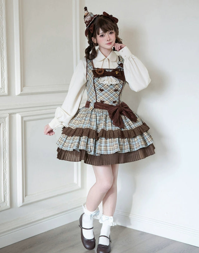 【受注予約7/28まで】Chocolate Mint Day ジャンパースカート