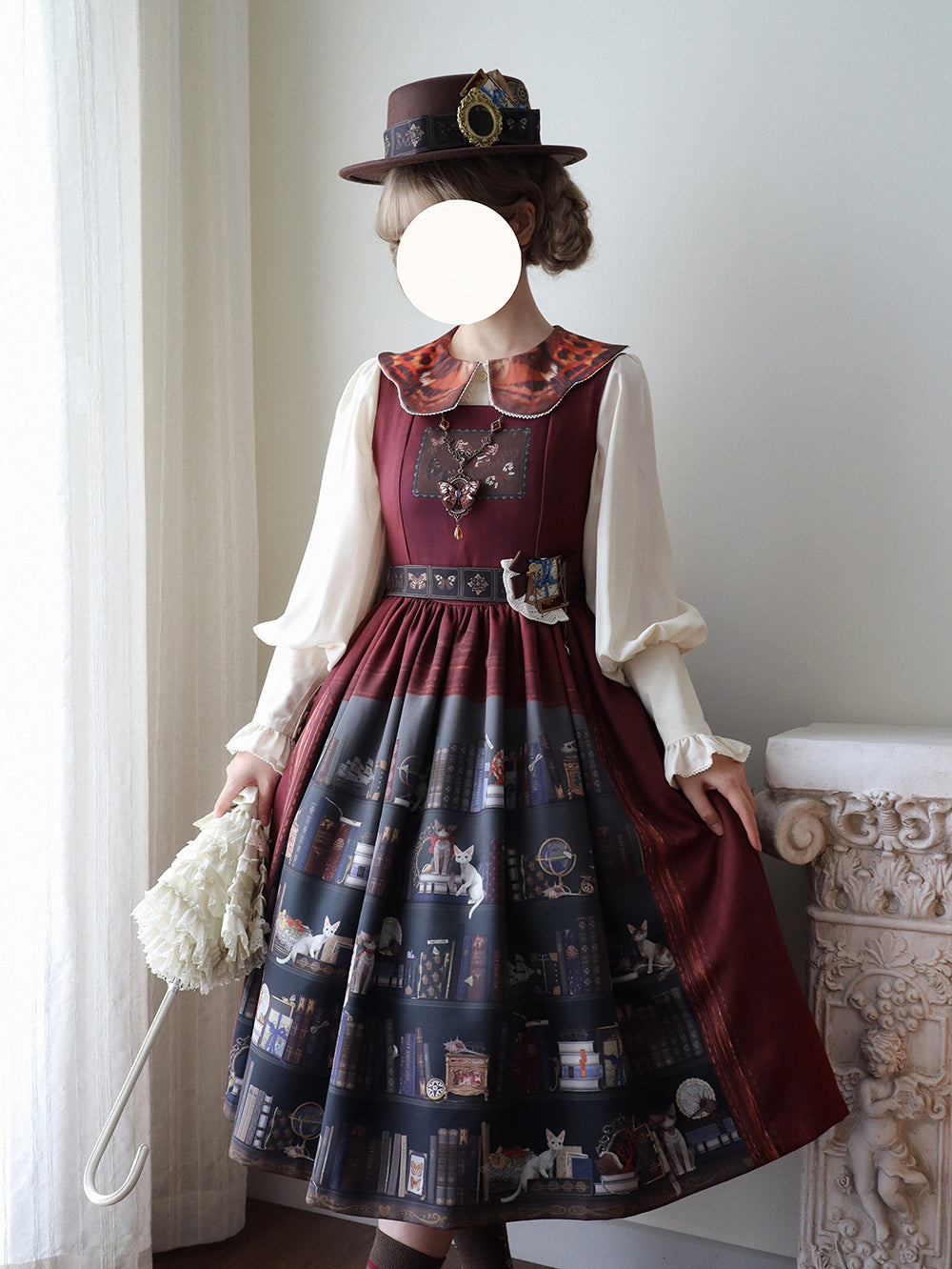 【受注予約11/6まで】German Bookcase ジャンパースカート