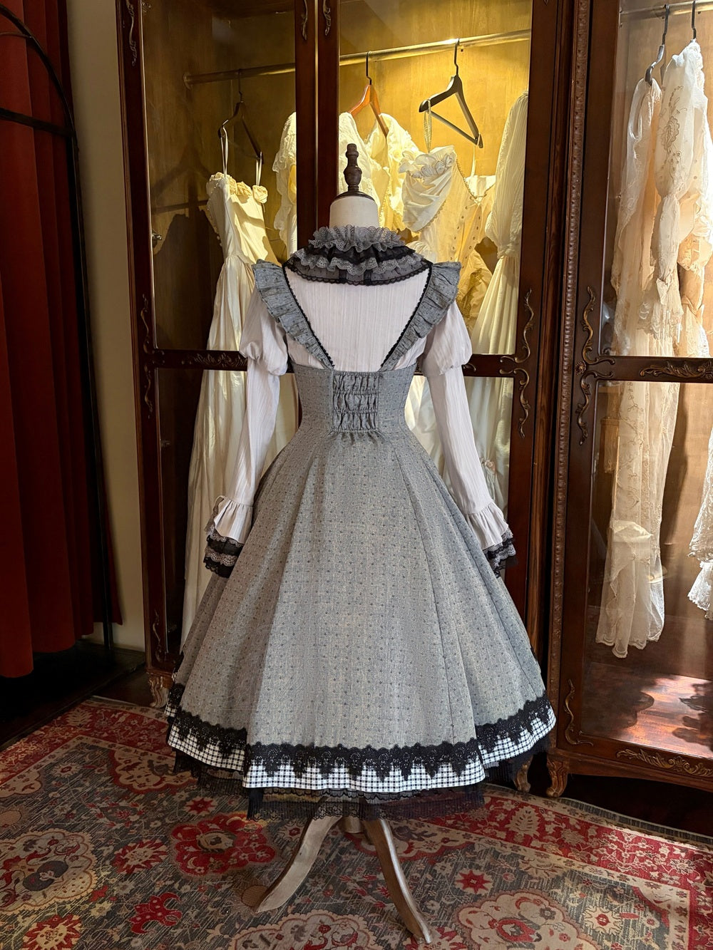 【受注予約6/17まで】Grey Poetry クラシカルジャンパースカート