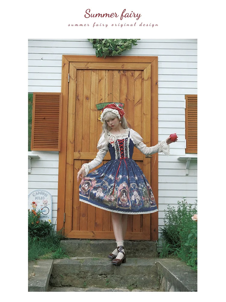 Rosy Cheeks Snow White Jumper Skirt