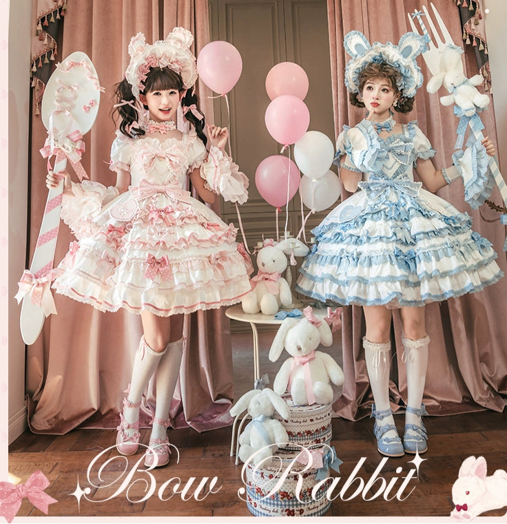 【受注予約6/11まで】Bow Rabbit スペシャルワンピース・全4色