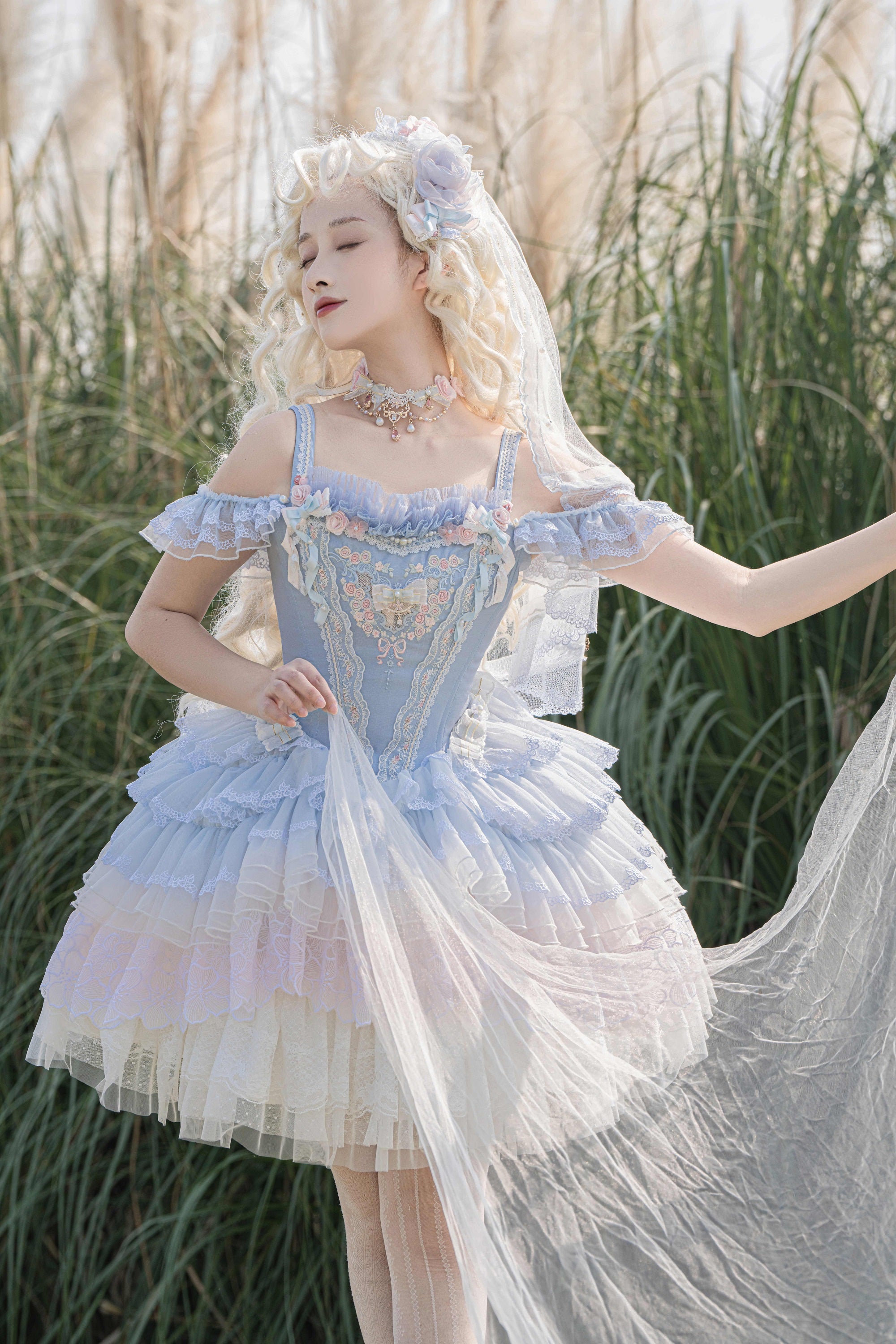 [Sale period ended] Dream Dance mini dress (single item/full set)