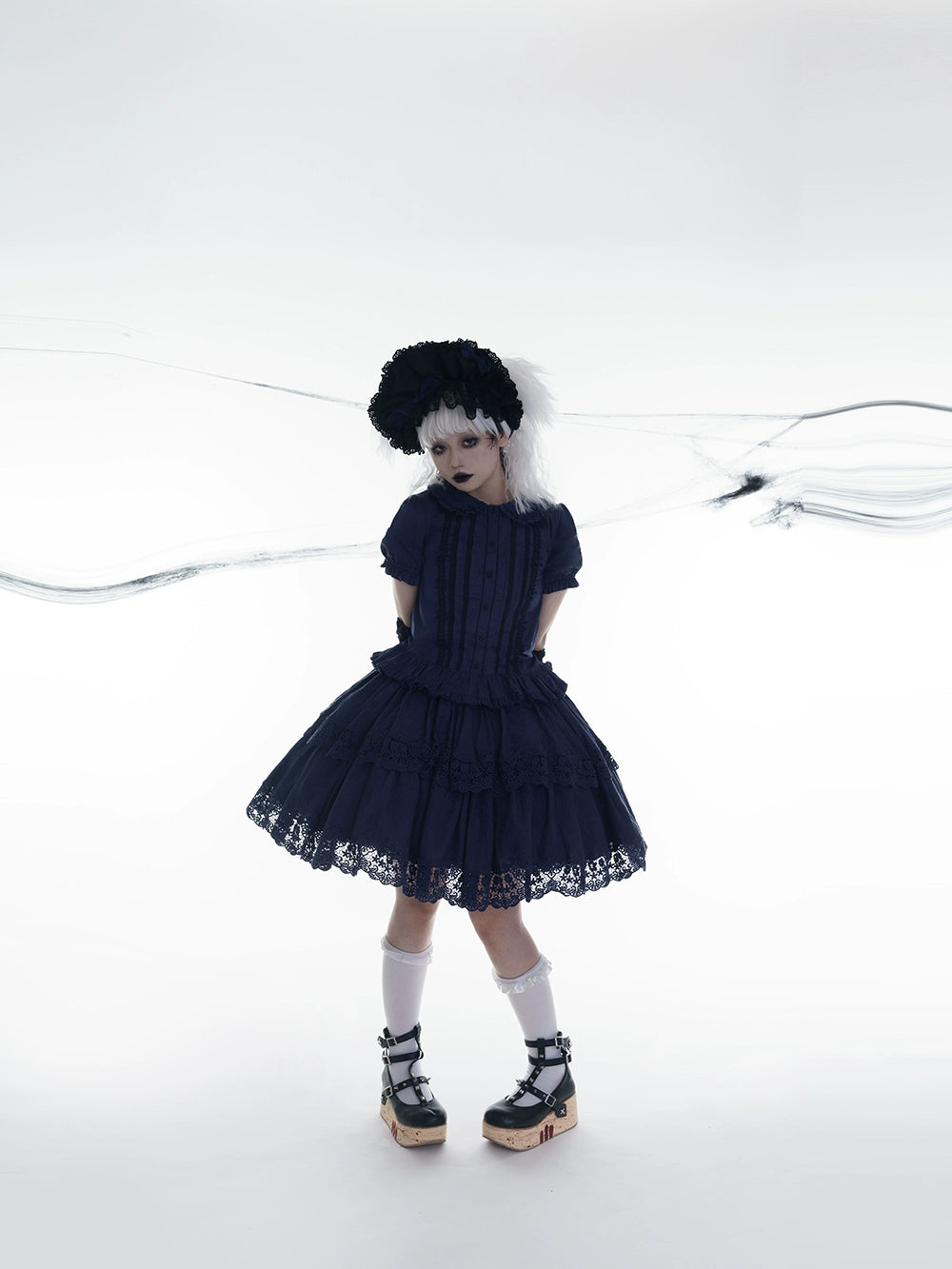 [Pre-order] Forest Rondo Lace Layer Skirt, 2-layer type