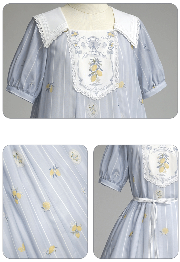 [Sales period ended] Lemon Tree Sailor Collar Dress