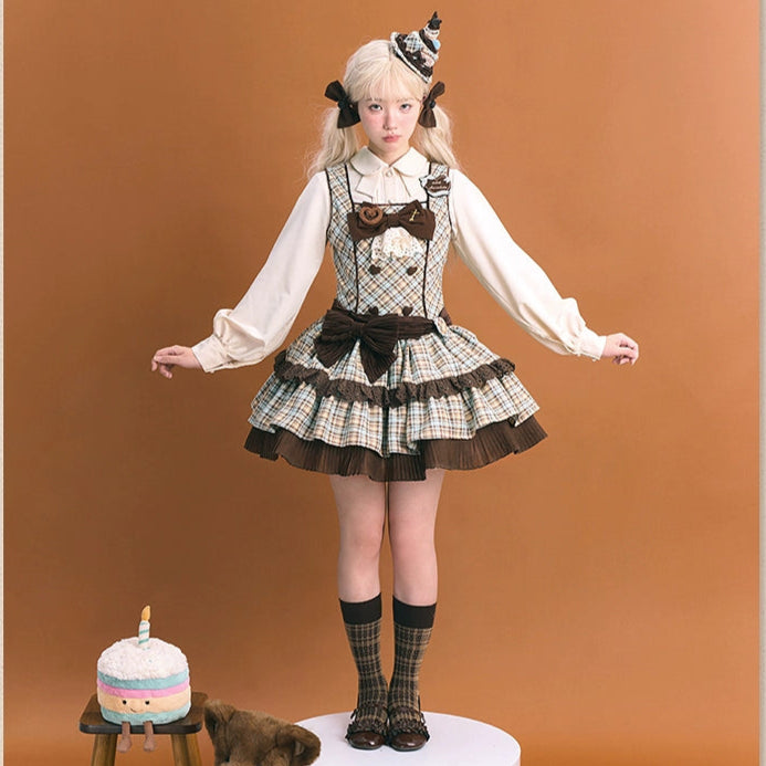 【受注予約7/28まで】Chocolate Mint Day ジャンパースカート