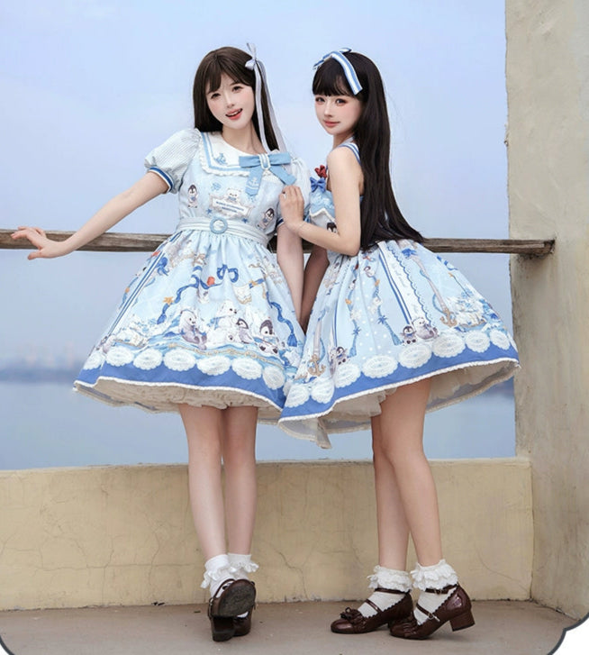 Penguin Navy マリンスタイルジャンパースカート