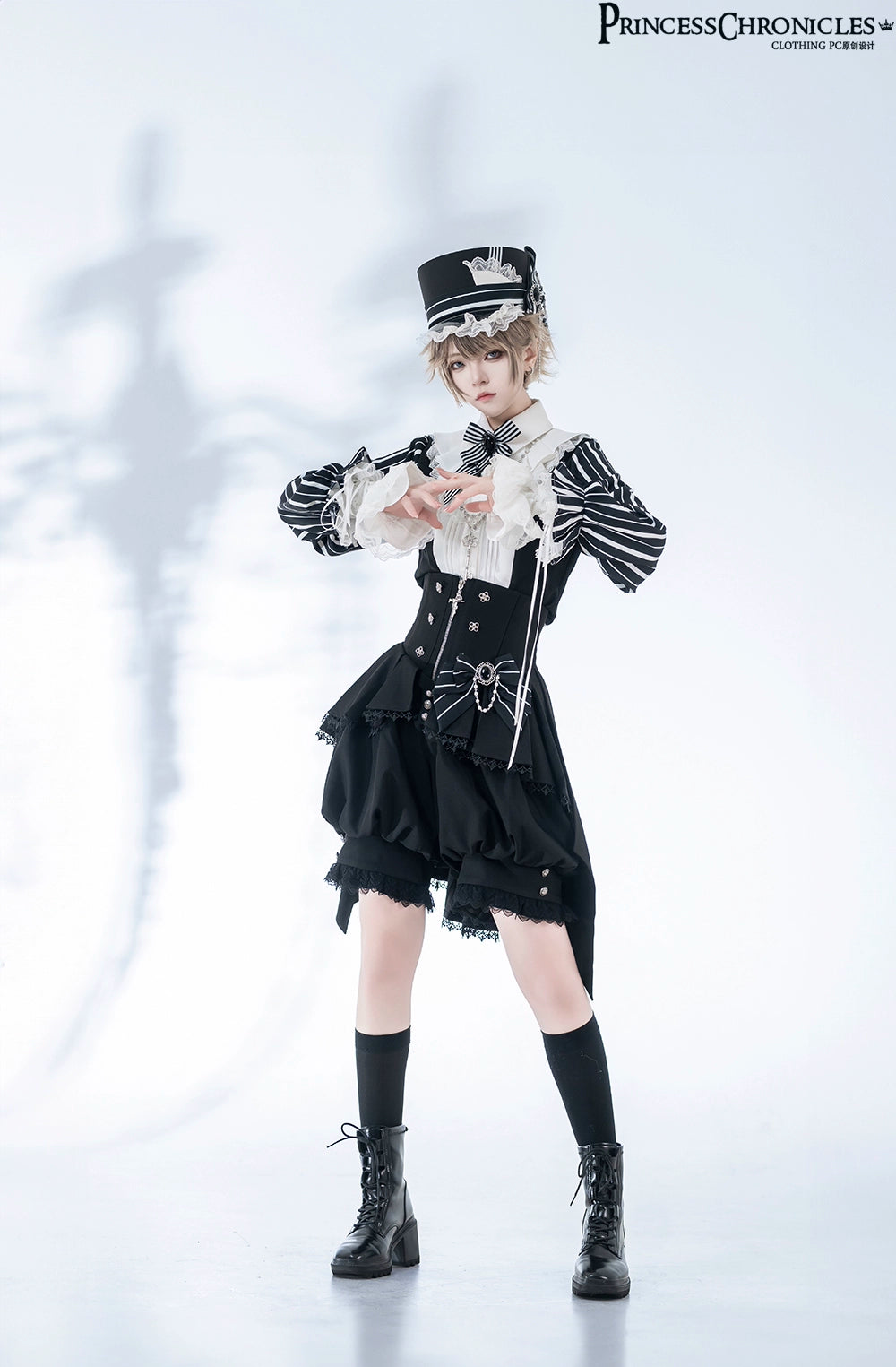 【予約販売】Marvelous Trick 皇子系ブラックショートパンツ