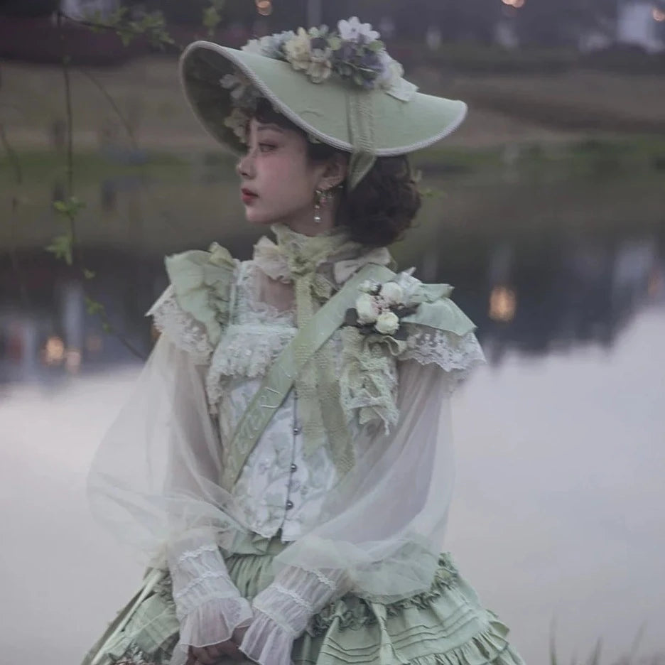 [Only available when purchased together] Fourteen-line poems Head dresses, hats, cloth belts, corsages and other accessories