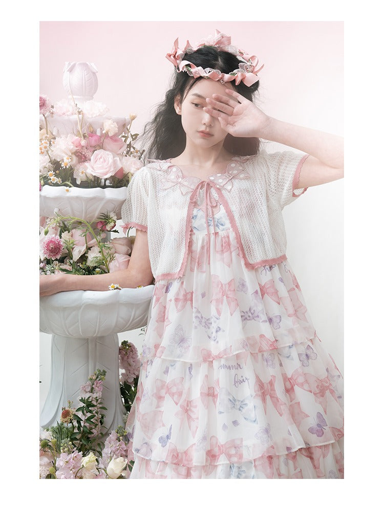 [Pre-orders available until 2/10] Ribbon Eternal Garden long tiered skirt