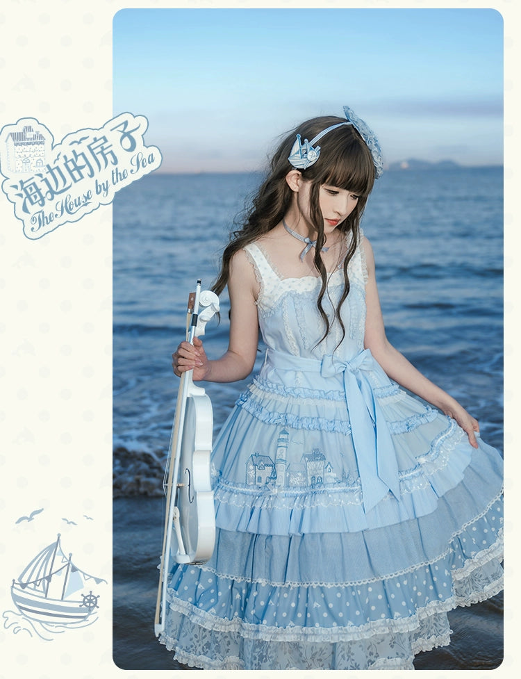 【受注予約6/18まで】The House by the Sea ジャンパースカート