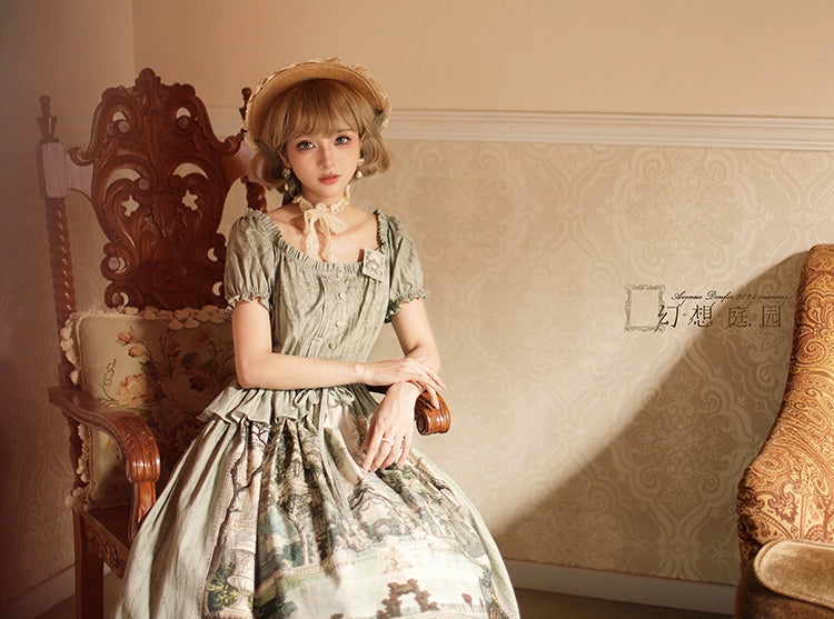 [Sales period ended] Fantasy Garden Print Dress