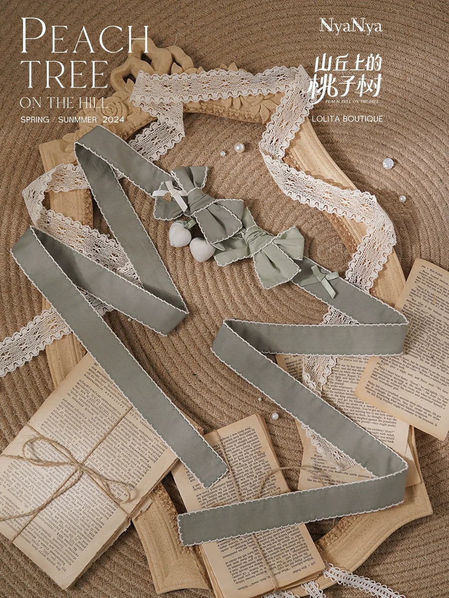 【販売期間終了】PEACH TREE 刺繍半袖ブラウス