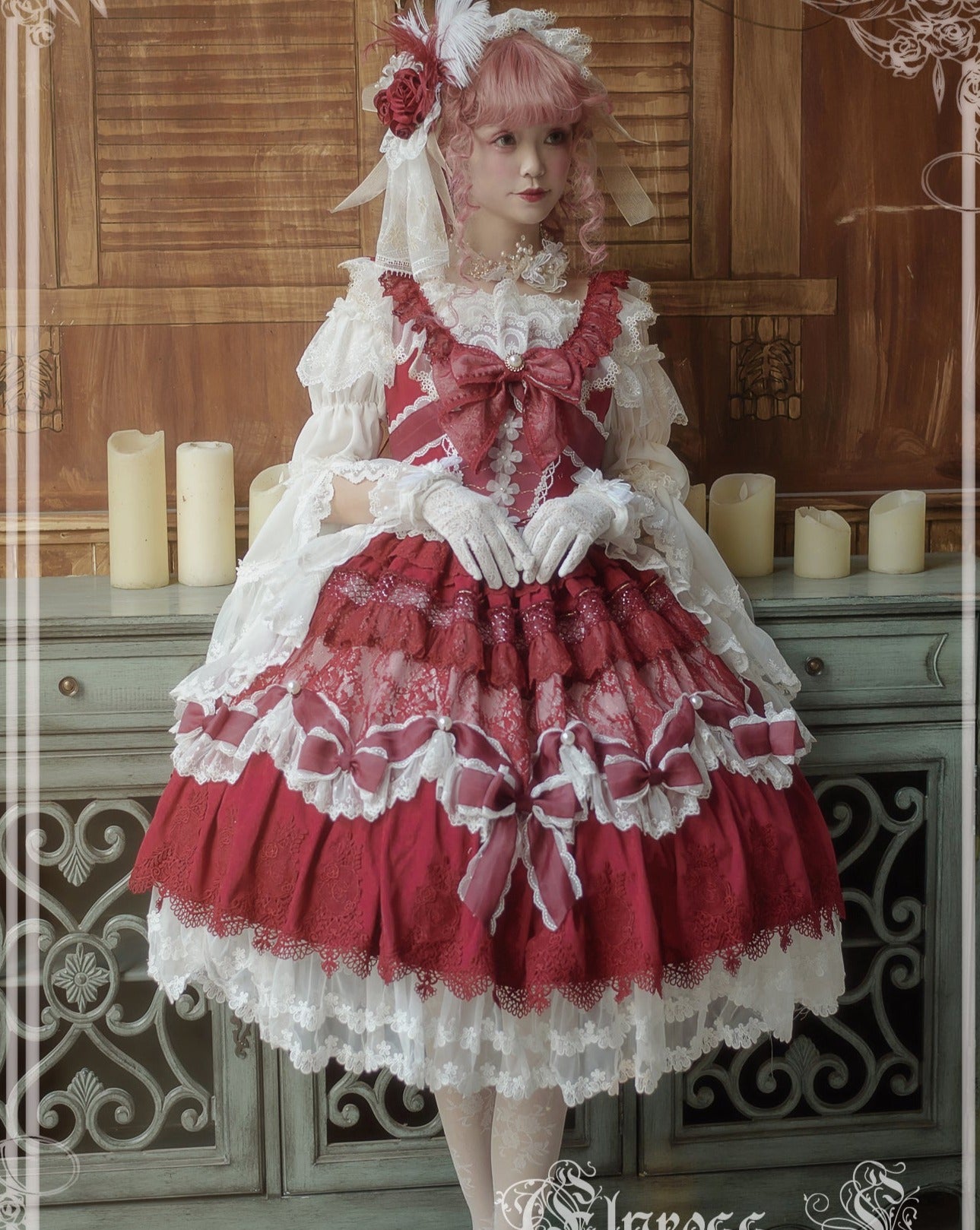 Holy Jewel ribbon and lace princess dress