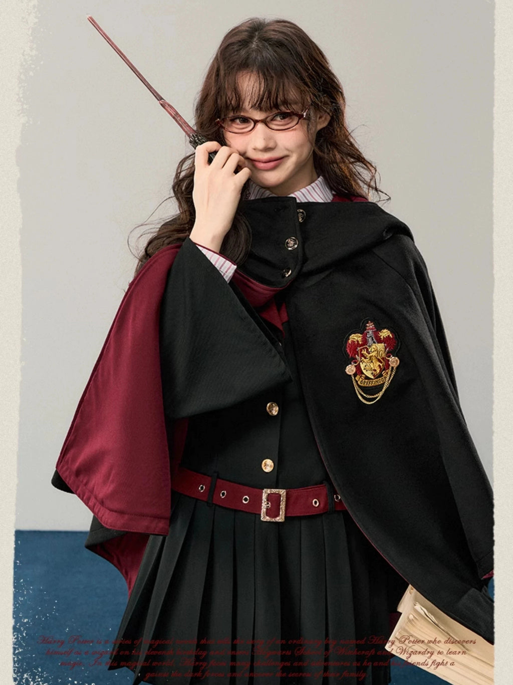 【予約販売】ホグワーツ魔法魔術学校 ミドル丈フーディマント