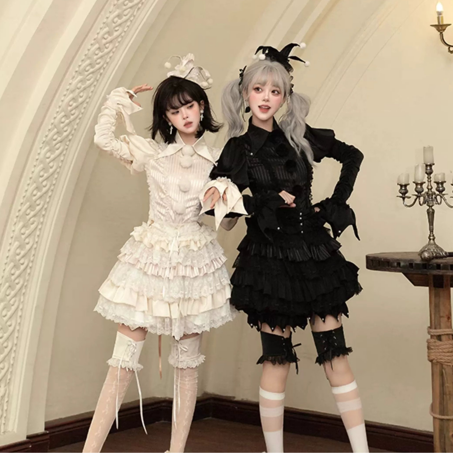 【受注予約5/28まで】Clown Party ショール兼オーバースカート・ハット