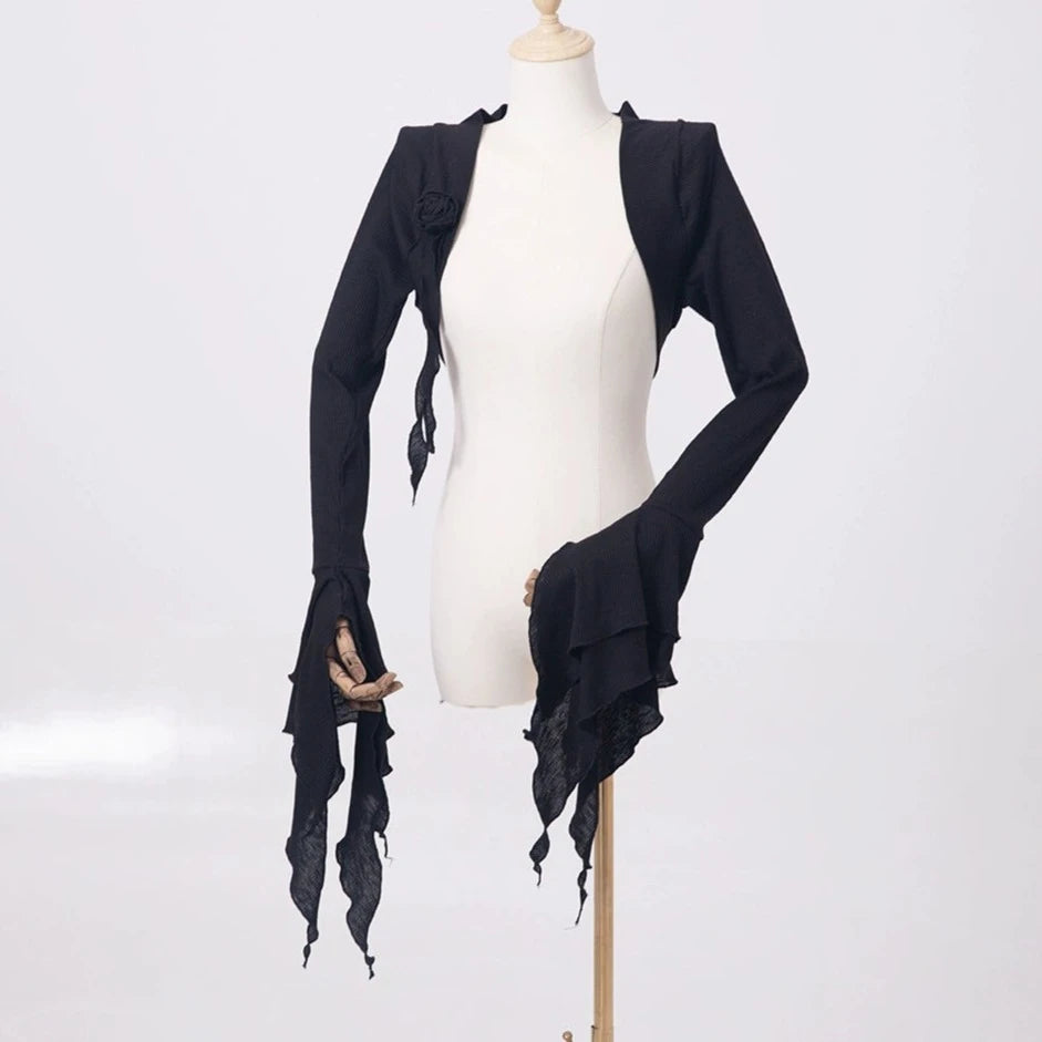 Fourteen-line Summer Short Cardigan