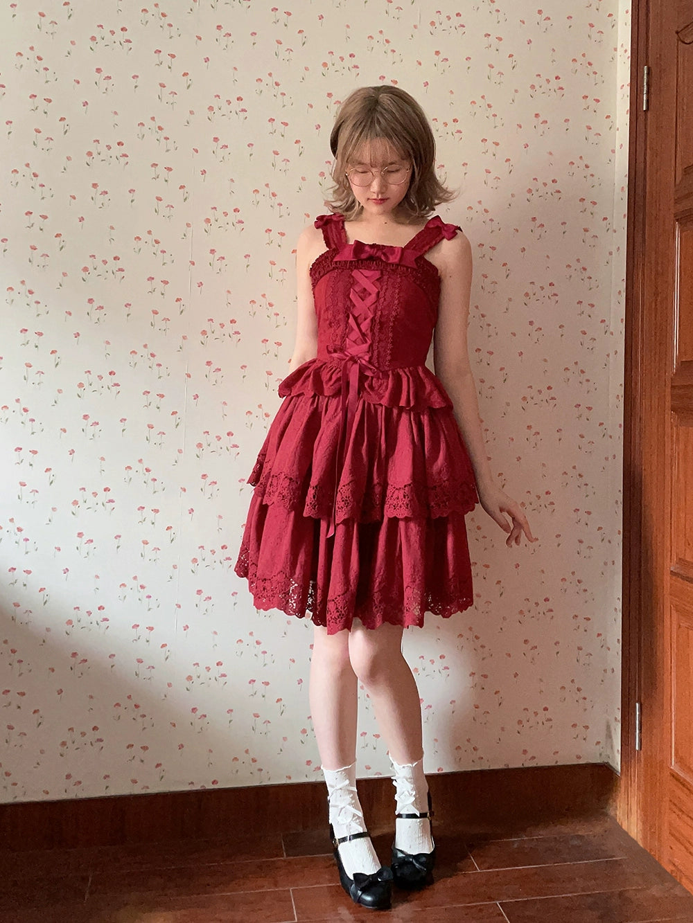 [Pre-order] Forest Rondo Lace Layer Skirt, 2-layer type