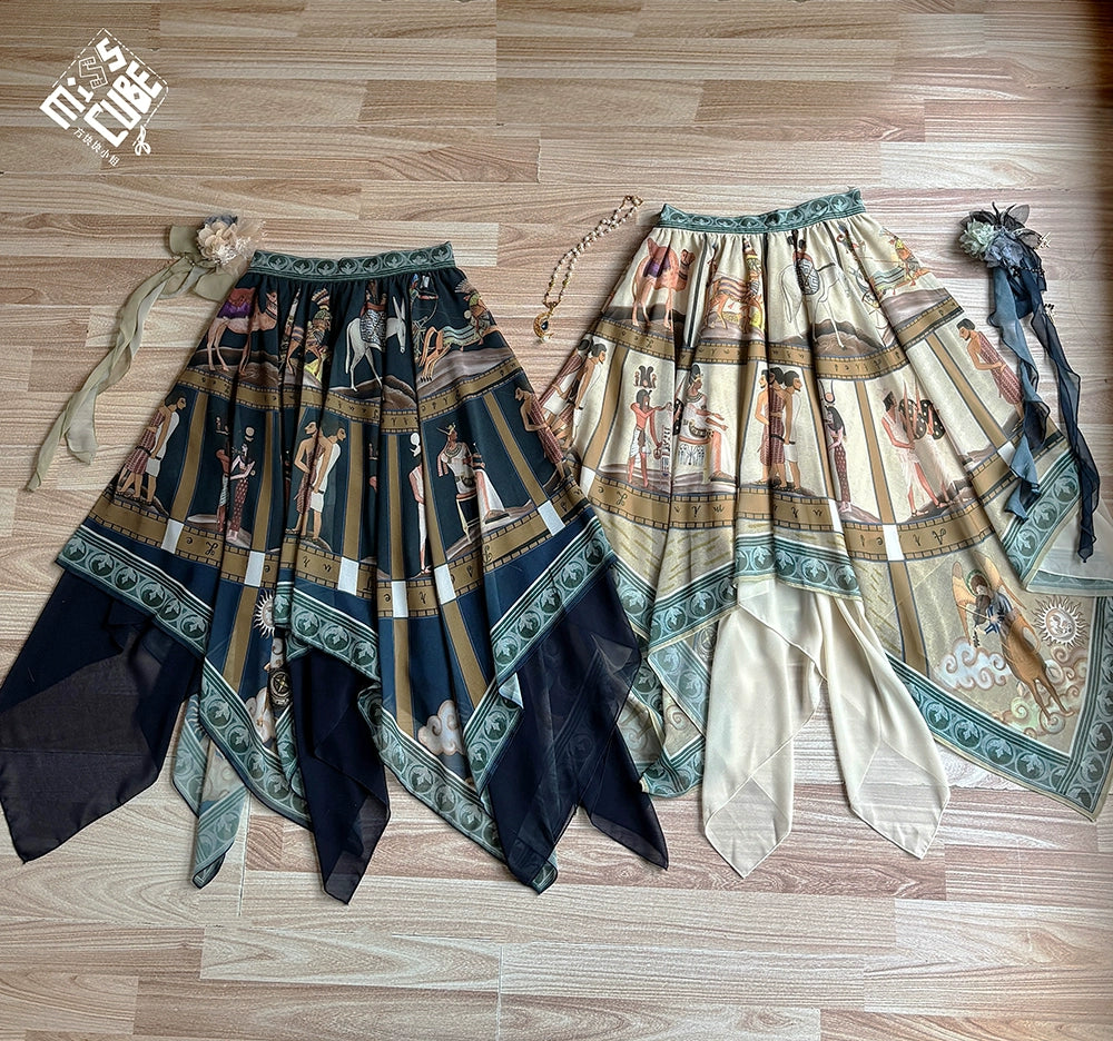 【予約販売】Papyrus Story イレギュラーヘムスカート