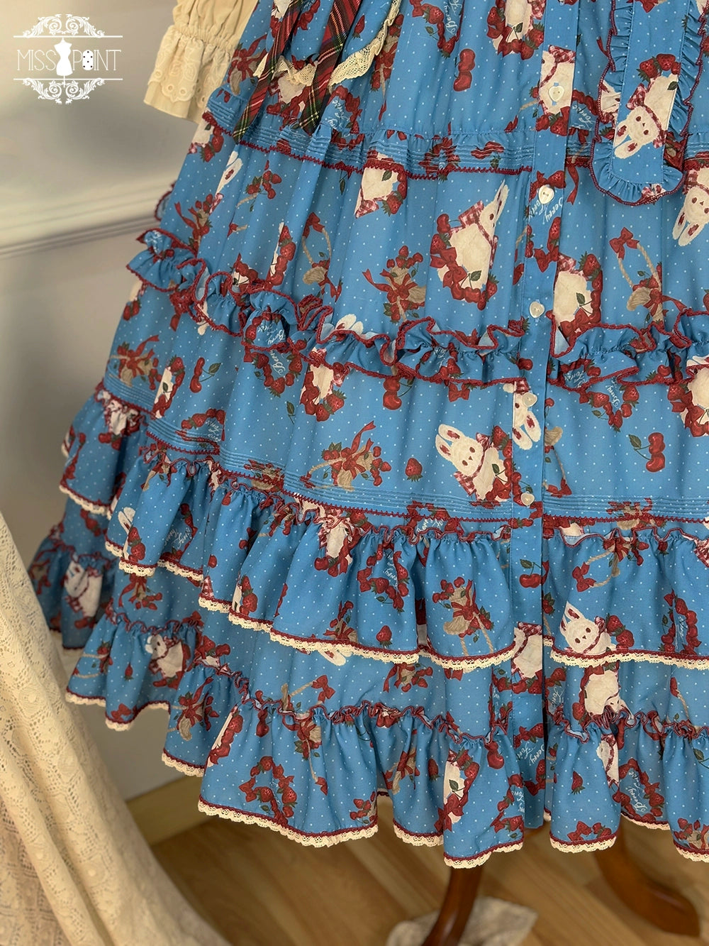 【予約販売】Sweet Berry Rabbit ジャンパースカート