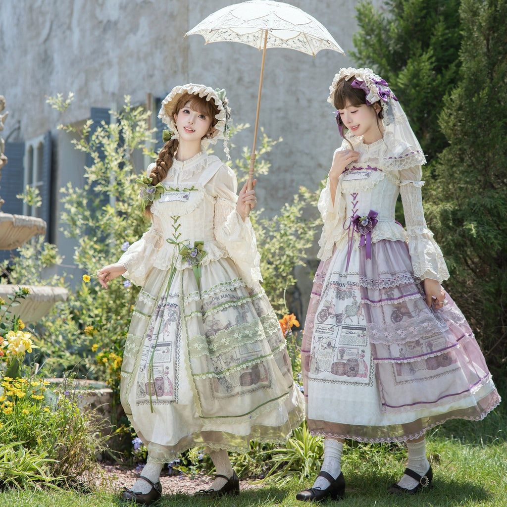 【受注予約6/29まで】Du'erfa Manor クラシカルスカート・Aセット