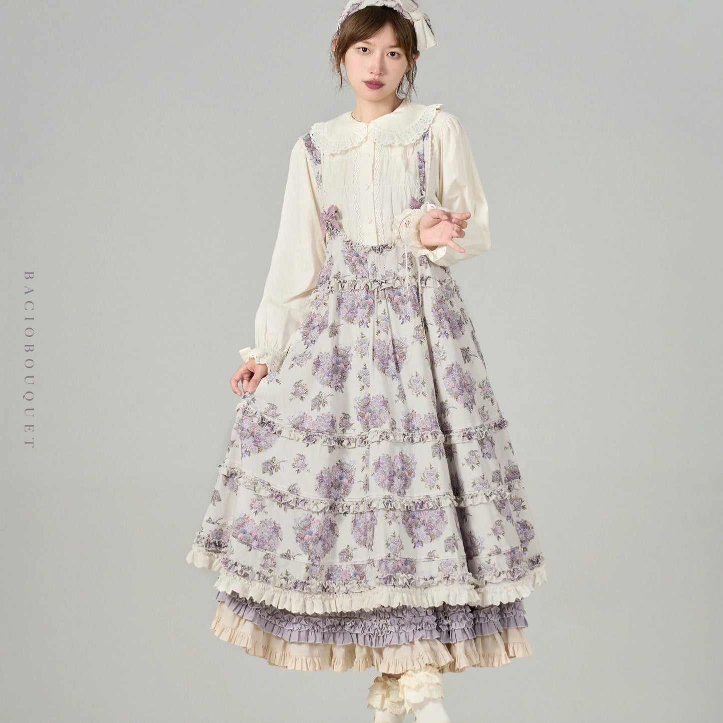 [Pre-orders until 9/9] Bouquets for Autumn Days Overalls Jumper Skirt