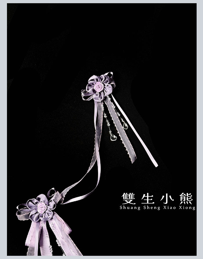 同時購入のみ【受注予約4/28まで】Camellia Dream サッシュベルト・ブローチ・コサージュ・ポシェット