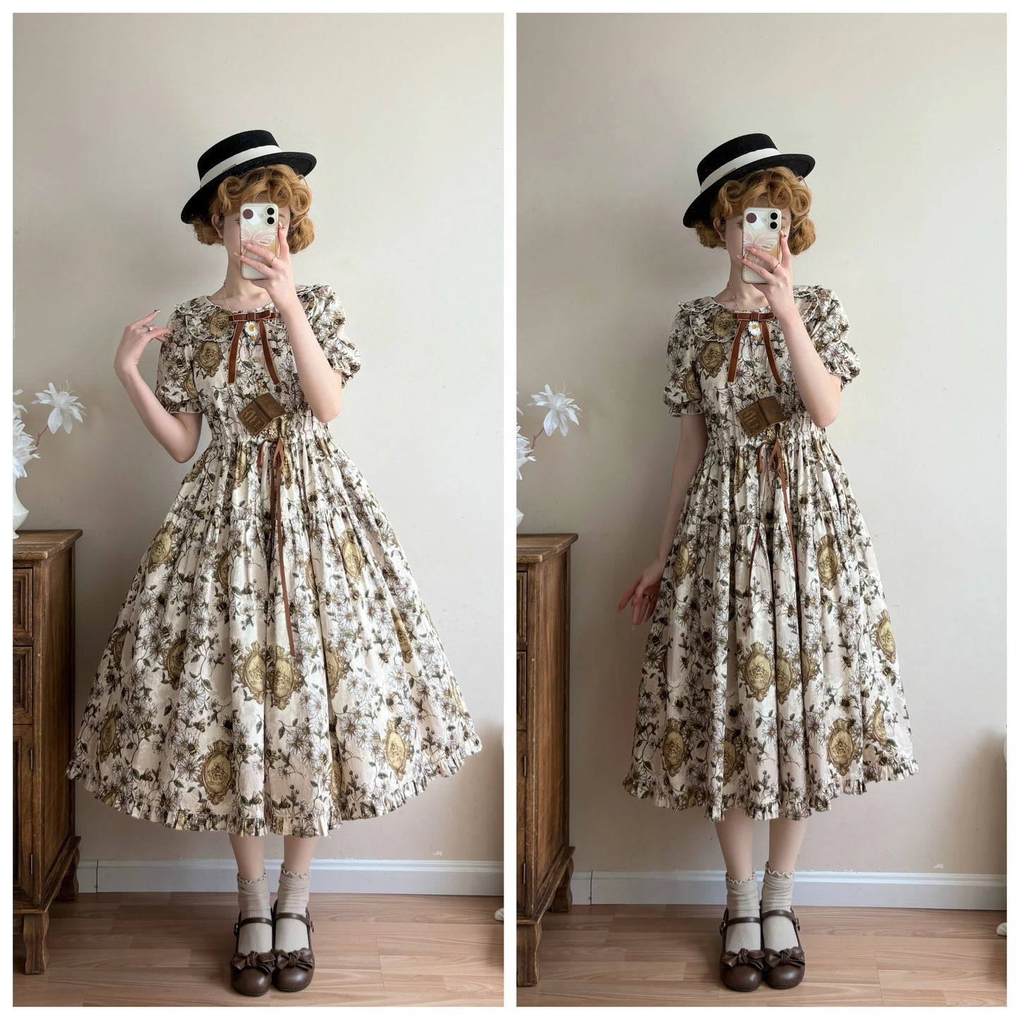 【受注予約10/8まで】Wild Daisies in the Garden ワンピース