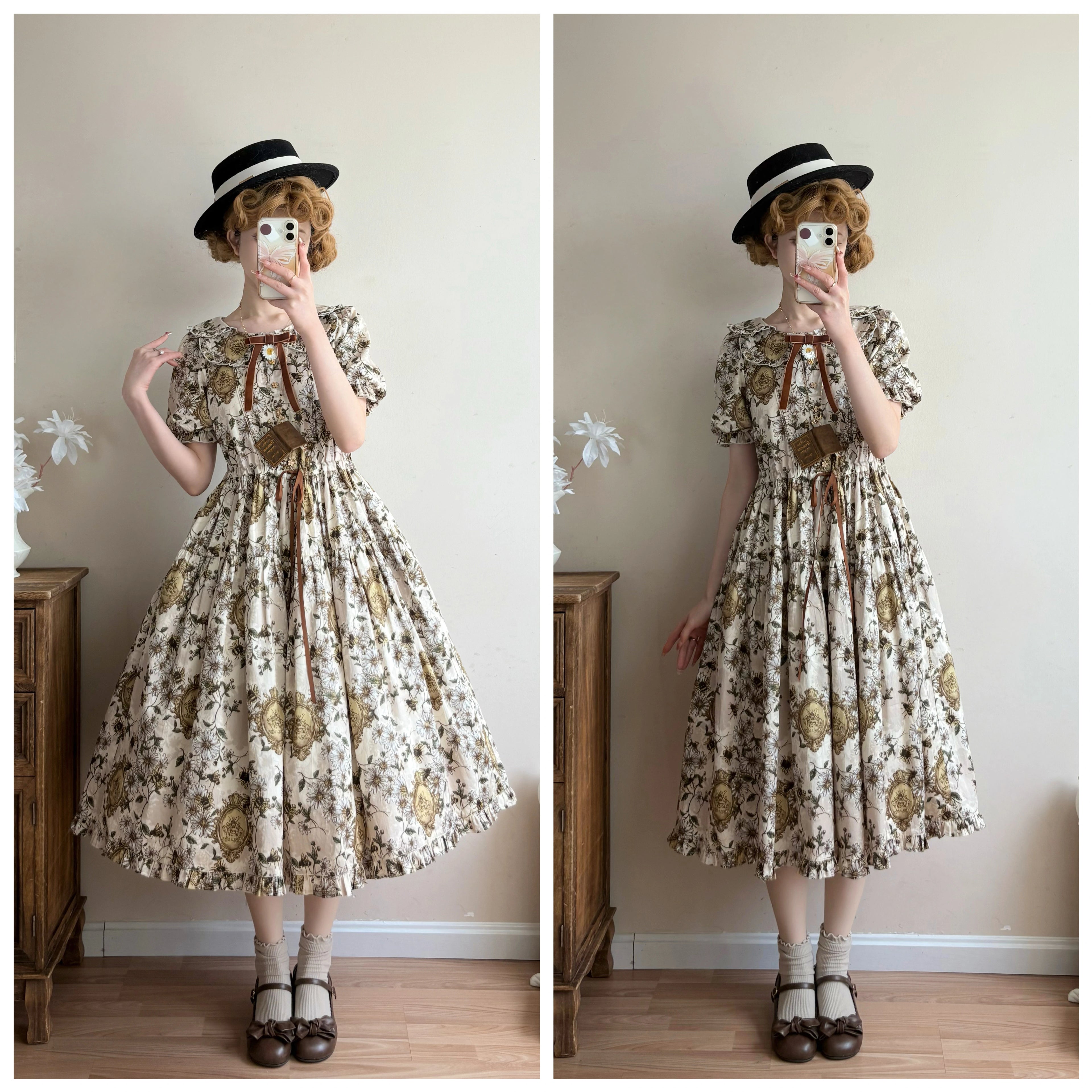 【受注予約10/8まで】Wild Daisies in the Garden ワンピース