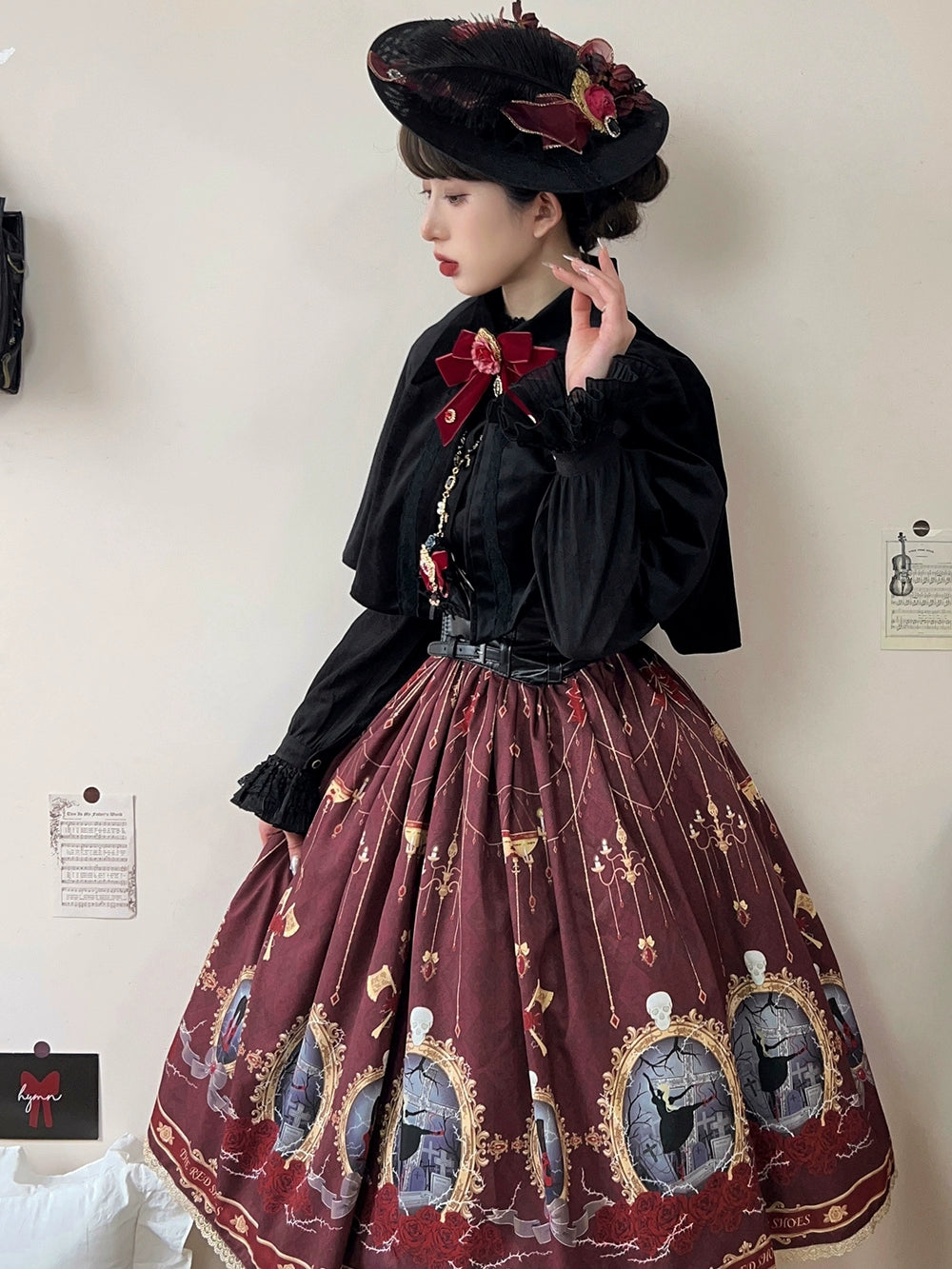 The Red Shoes Gothic Lolita Cloak