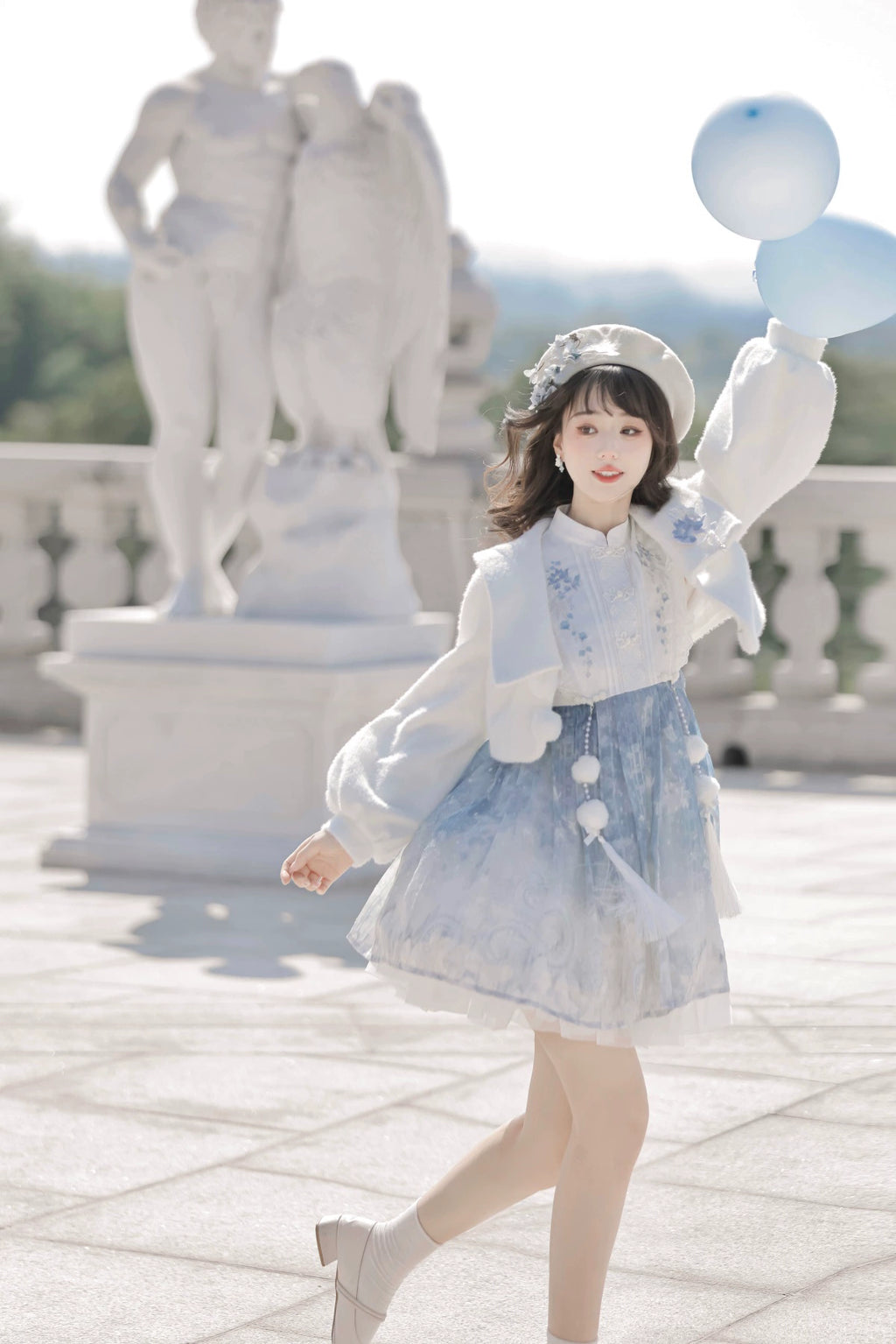 Snow Dragon ノースリーブワンピースとジャケット