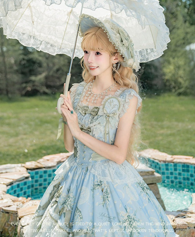 【受注予約7/1まで】最愛の鈴蘭 フリルジャンパースカート