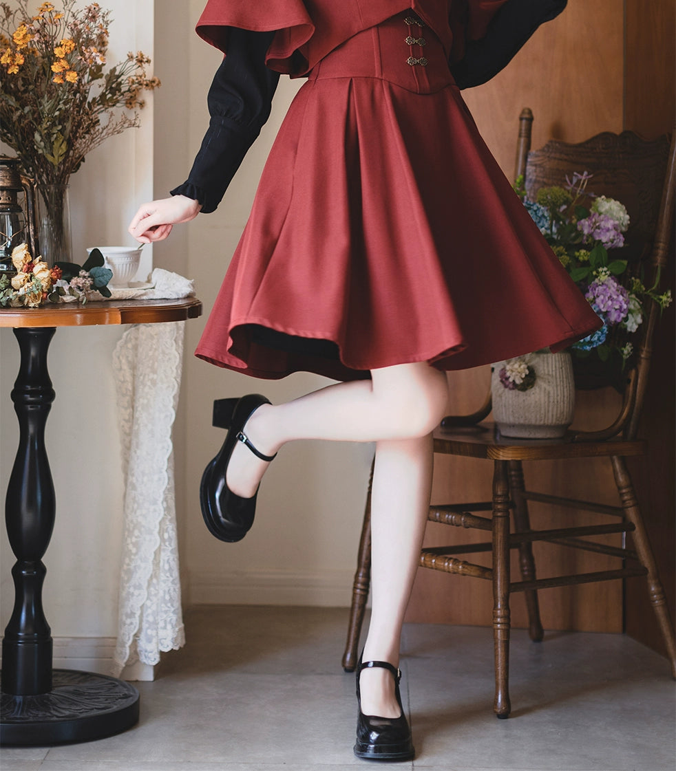 [Pre-order] Forest Carol Jumper Skirt - Short Length