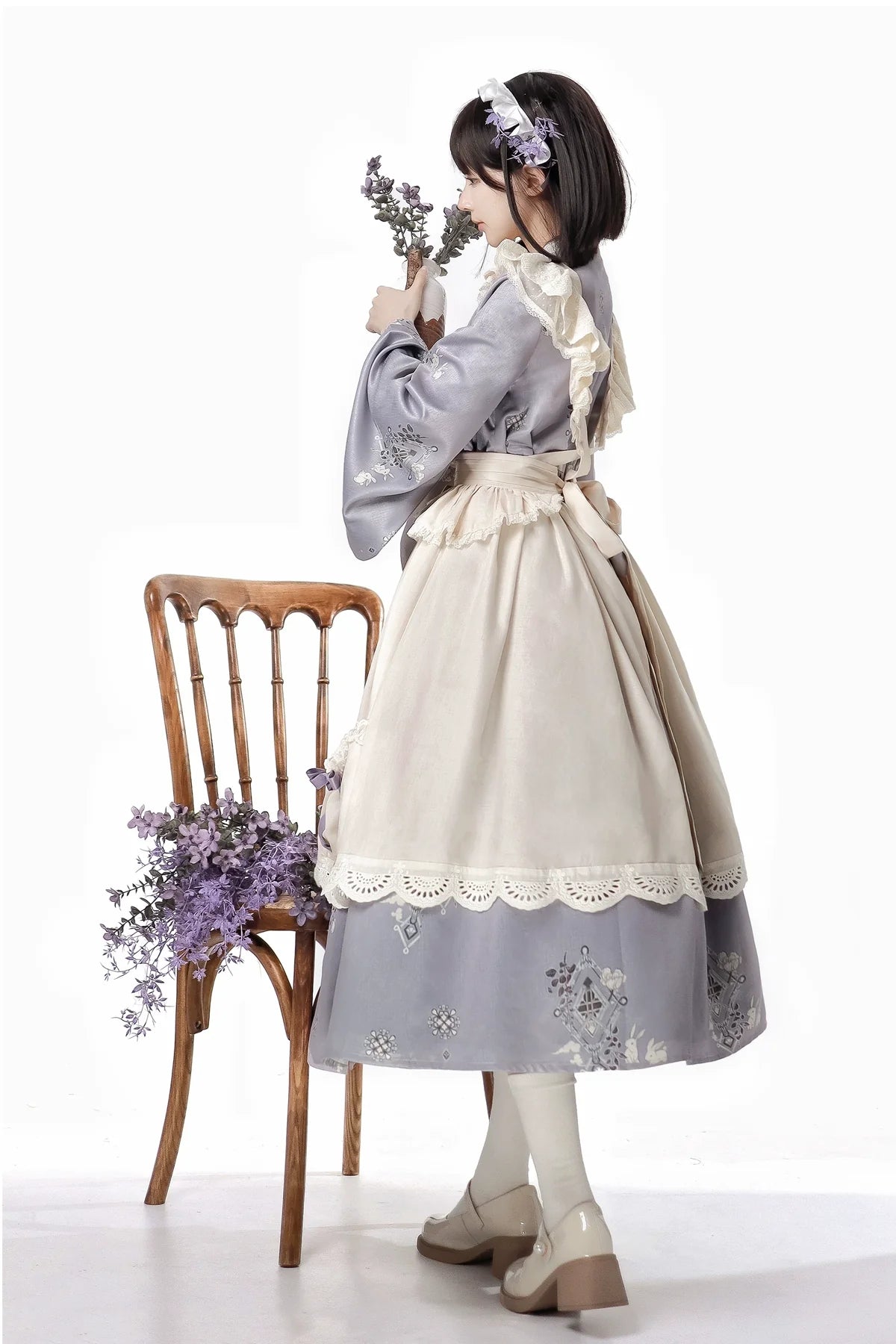 Hana Usagi Chinese style maid dress and apron