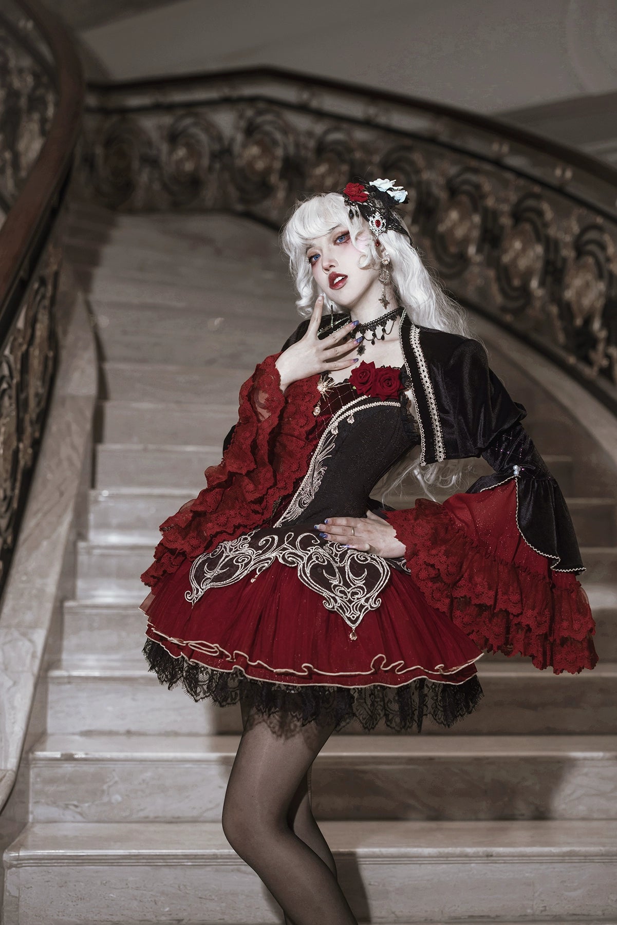 Bloodmoon Gothic Lolita Jumper Skirt