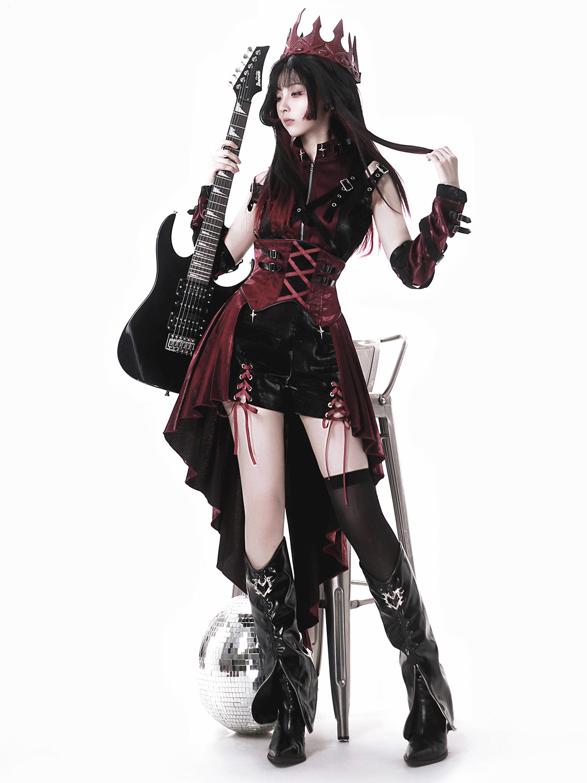 Assassin ブラックベルトショートパンツ4点セット