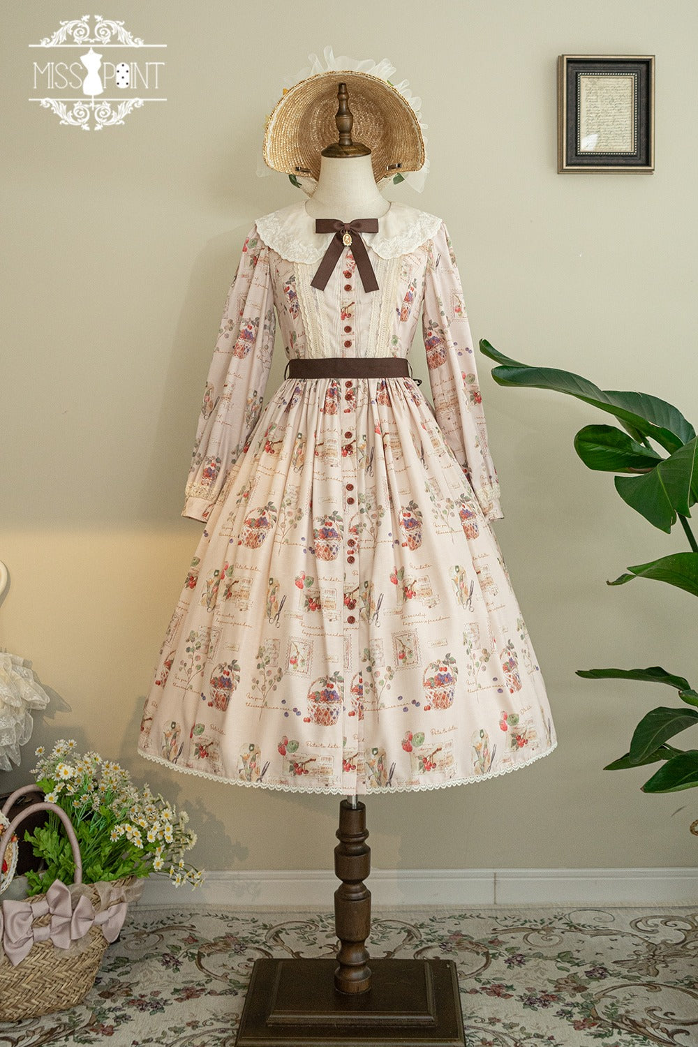 [Sale period ended] Forest picture book print dress