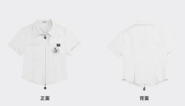 [Pre-order] Hogwarts School of Witchcraft and Wizardry Zip-up Blouse