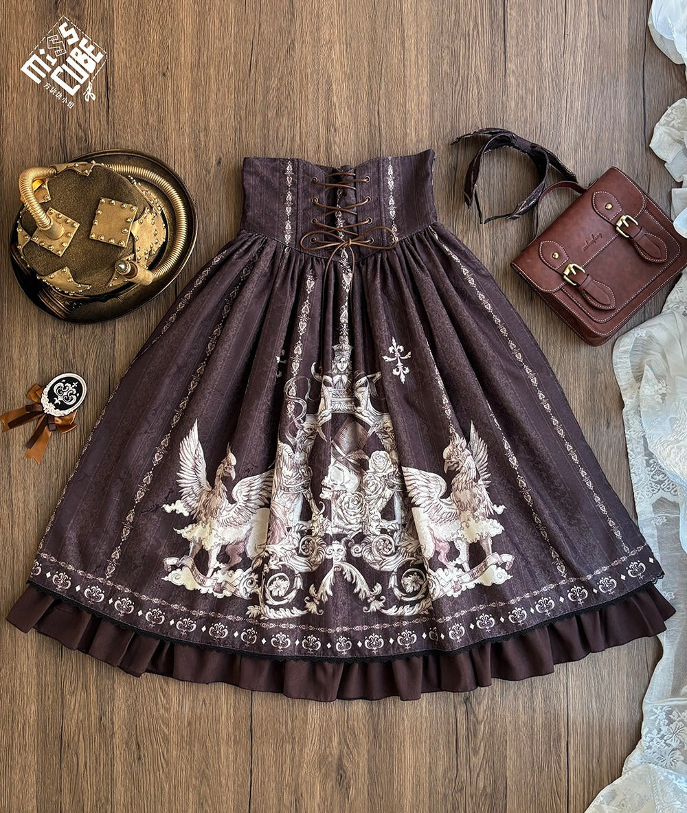 【予約販売】魂魄の匣 ハイウエストスカート