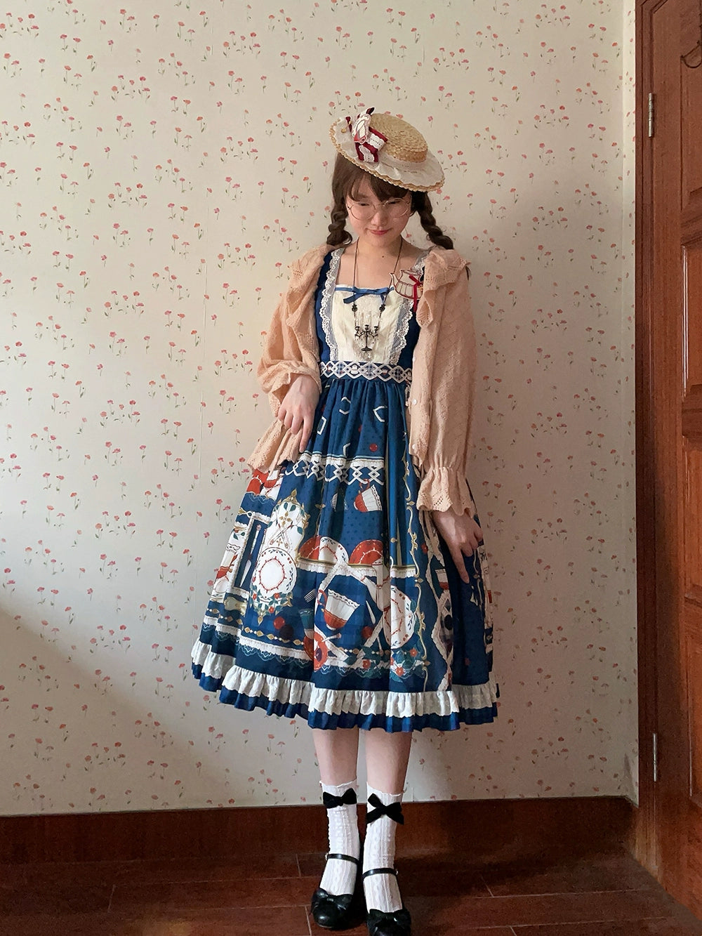 [Pre-order] Picnic Tea Party Square Neck Dress