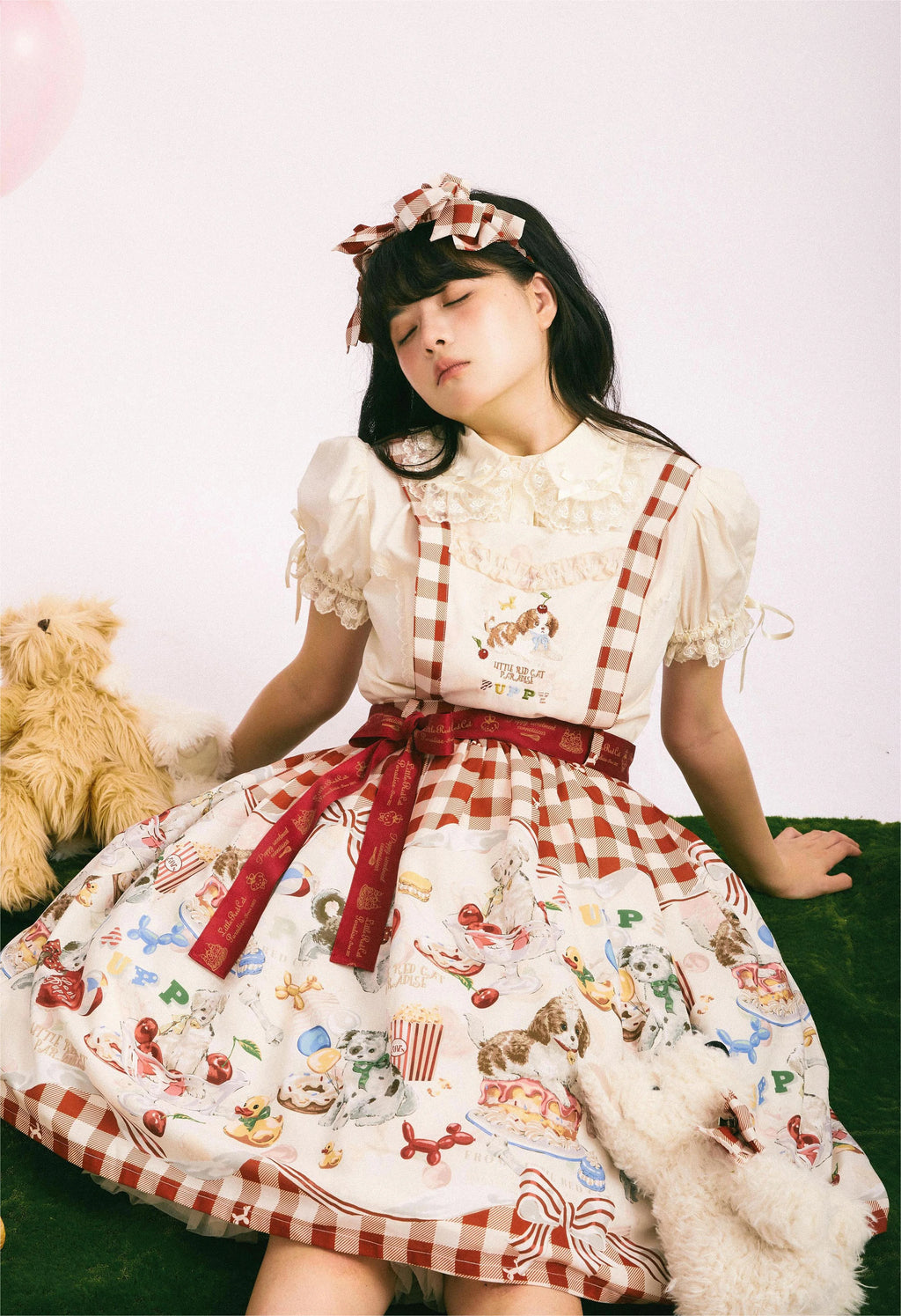 Puppy Patissier short sleeve dress